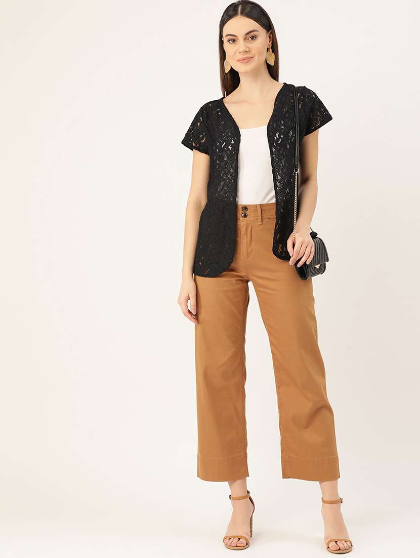 women lace detailed regular shrugs - 17010708 -  Standard Image - 3