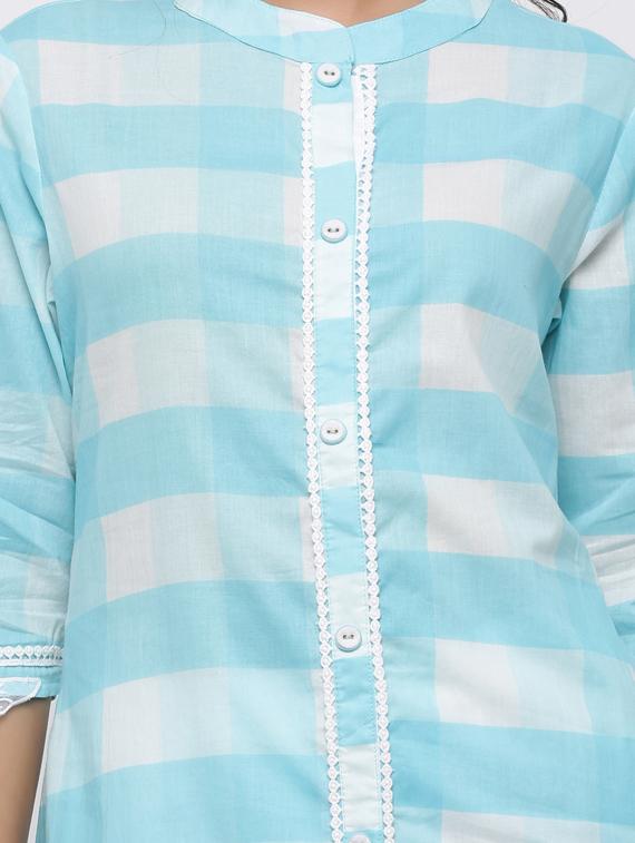 printed kurta palazzo set - 17010934 - Standard Image - 3