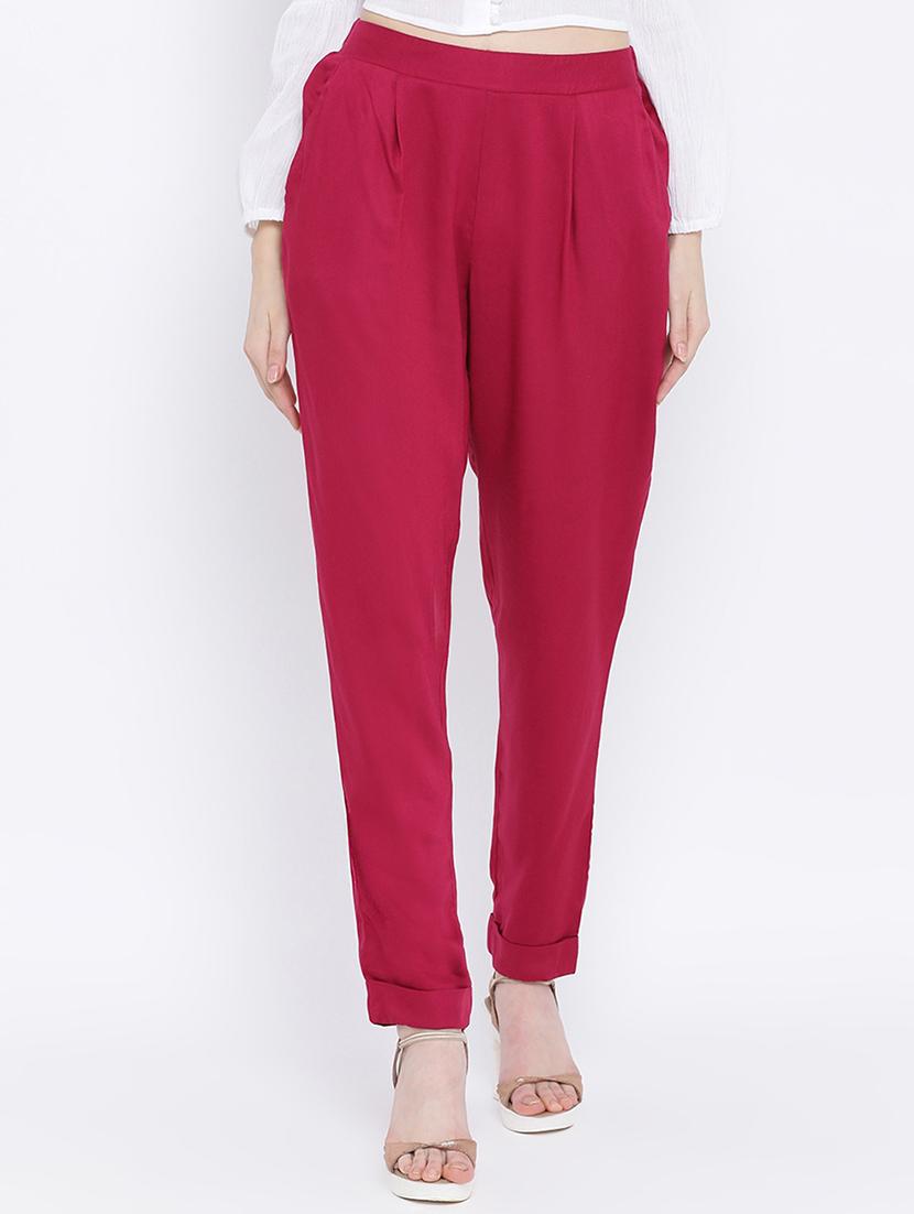high rise pleated trousers - 17010991 - Zoom Image - 0