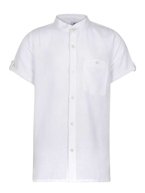 white cotton shirt - 17011121 - Standard Image - 0