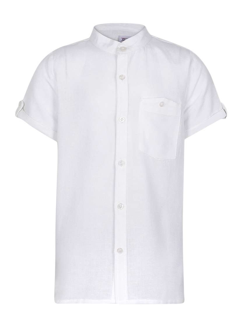 white cotton shirt - 17011121 - Zoom Image - 0