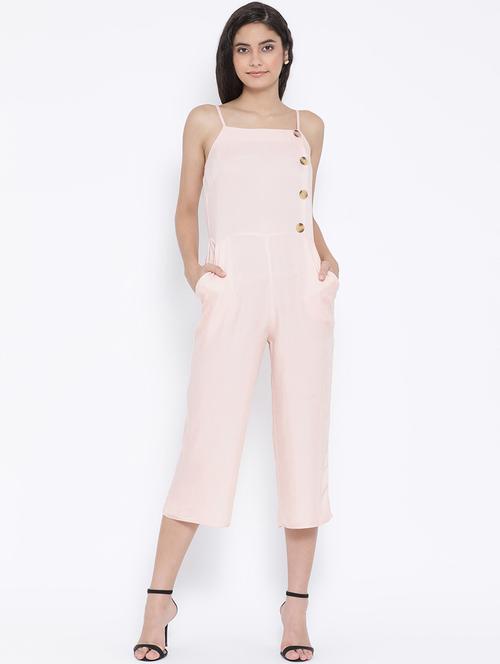 rosewater pink full leg jumpsuit - 17011143 - Standard Image - 0