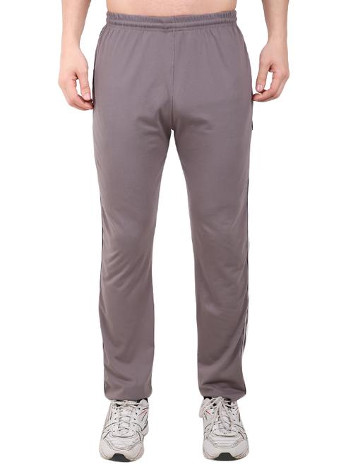 grey side striped full length track pant - 17012797 -  Standard Image - 0