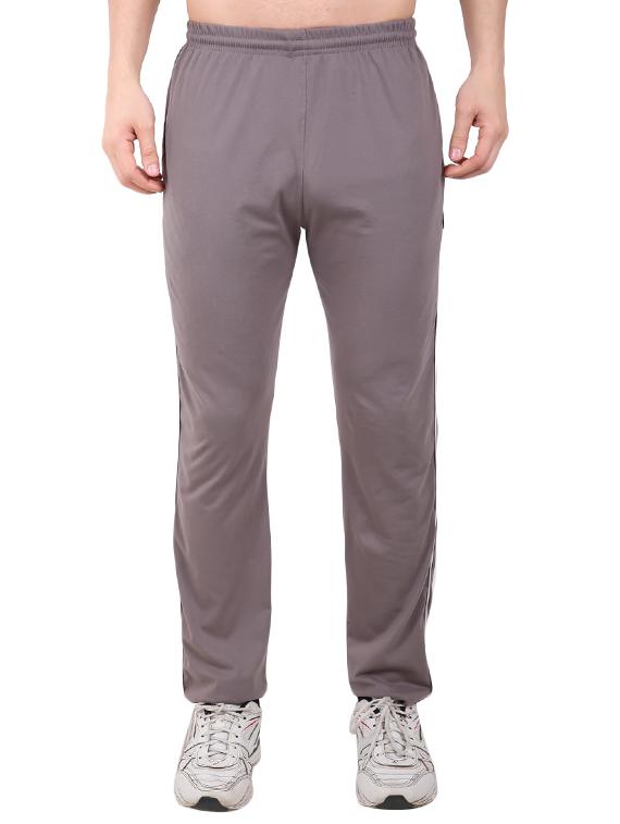 grey side striped full length track pant - 17012797 -  Zoom Image - 0