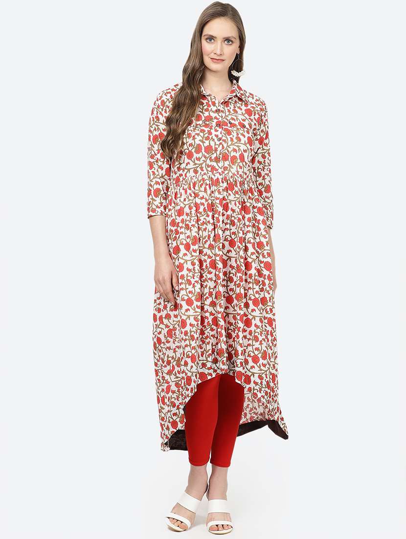 women's high-low kurta