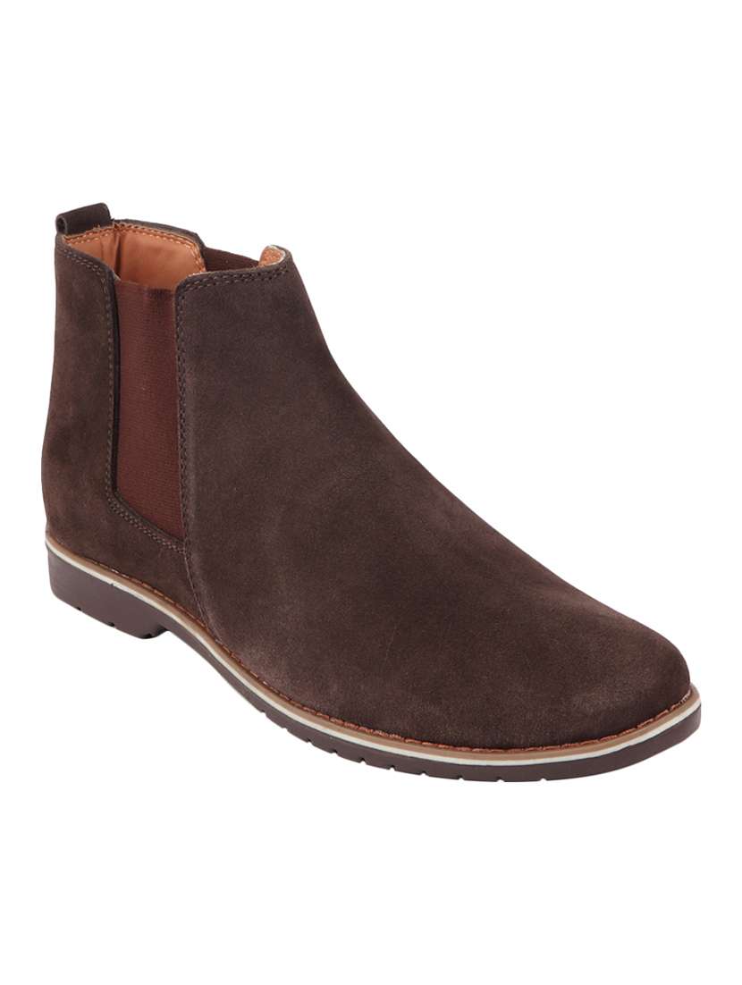 brown low ankle boots - Main Image