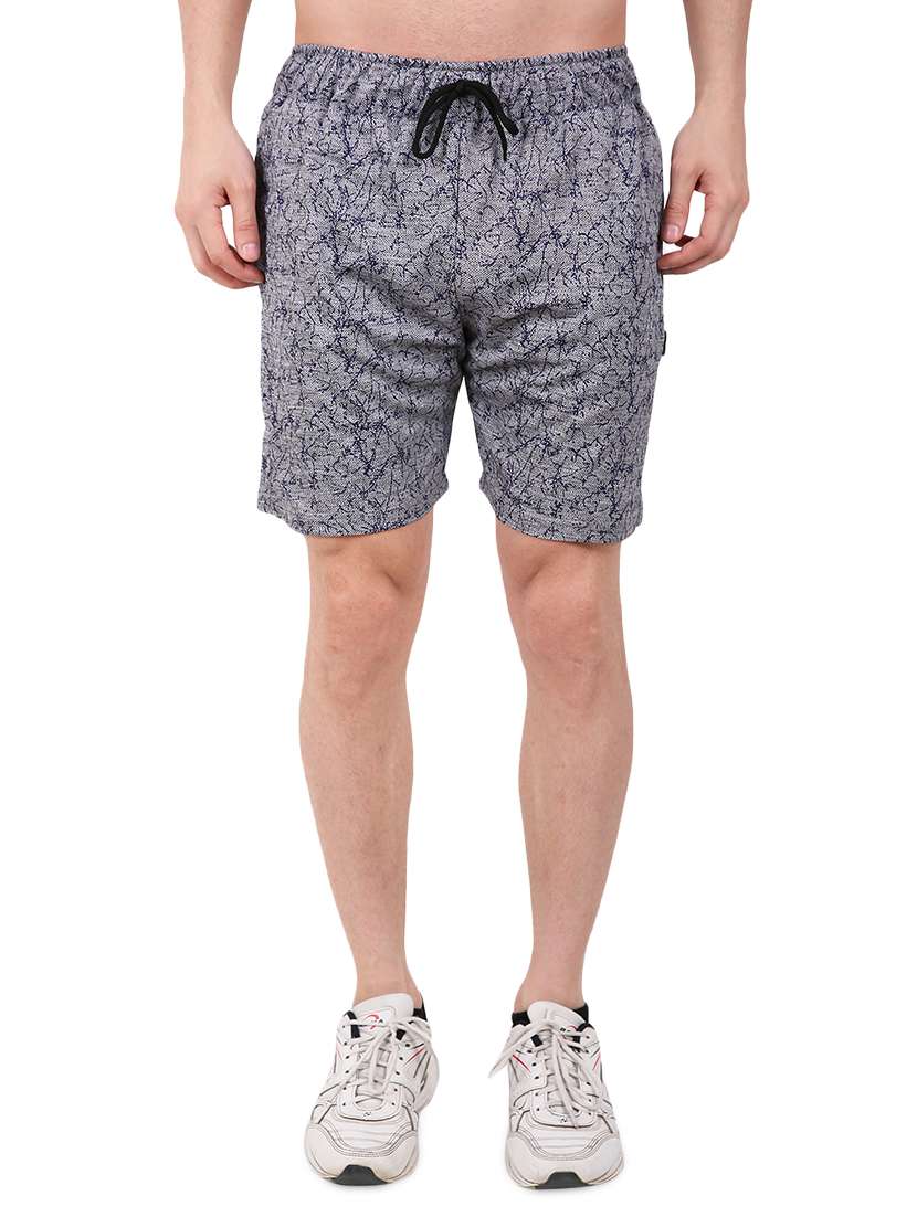 grey printed shorts - 17015657 -  Zoom Image - 0