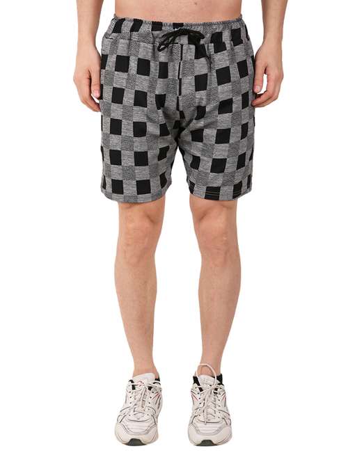 black checkered shorts - 17015658 -  Standard Image - 0