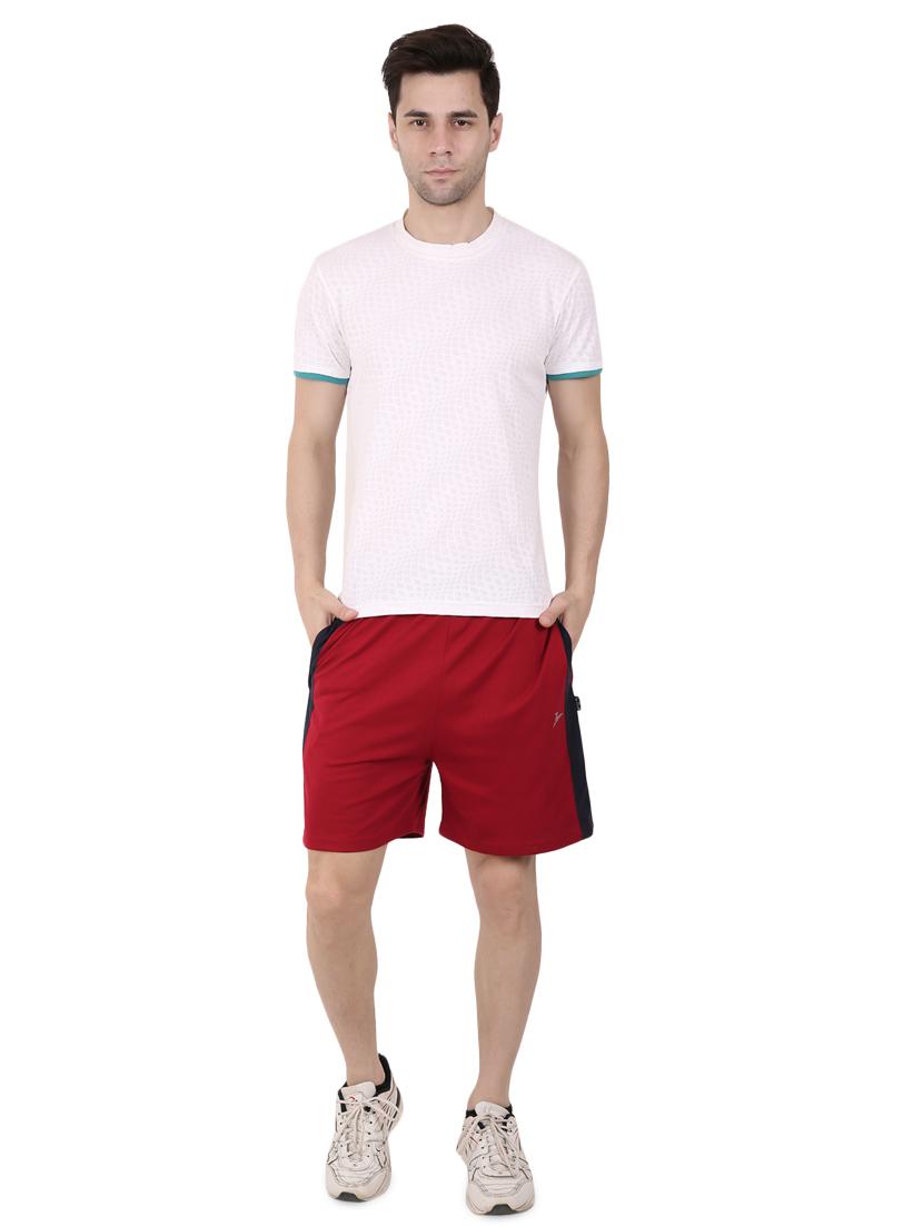 red side taped shorts - 17015661 - Standard Image - 3