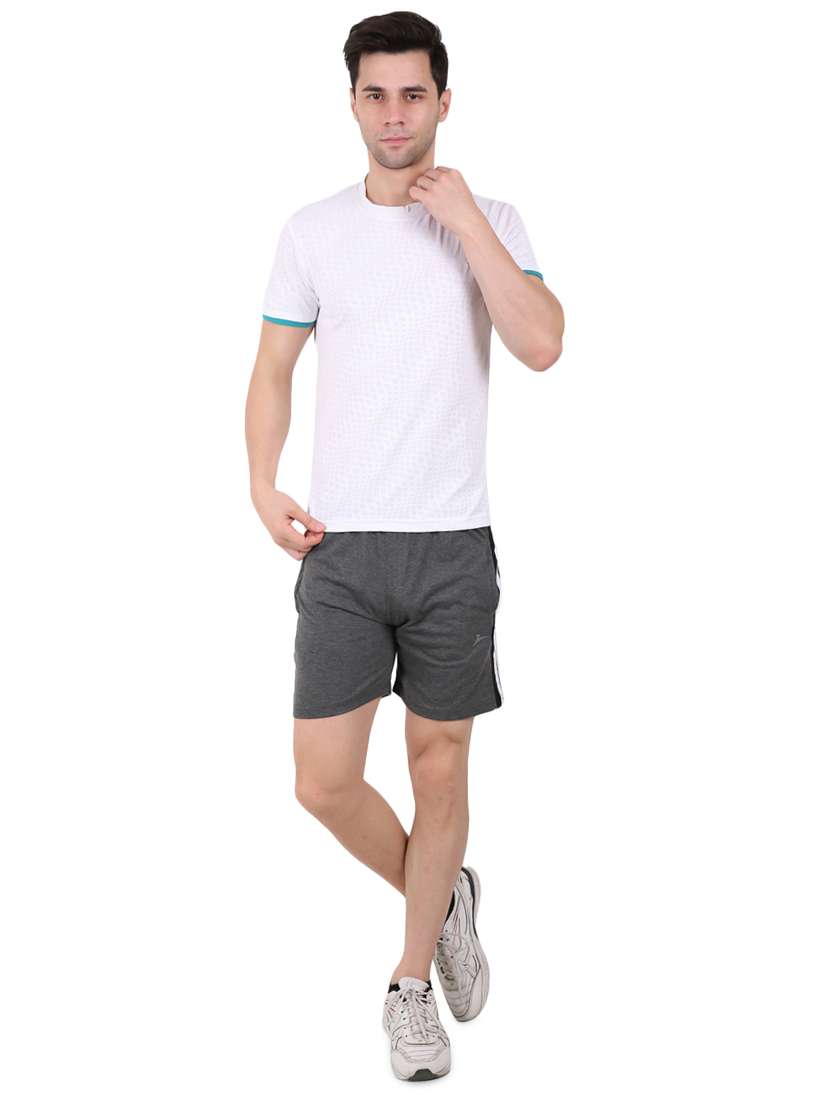 grey side striped shorts - 17015664 -  Standard Image - 3