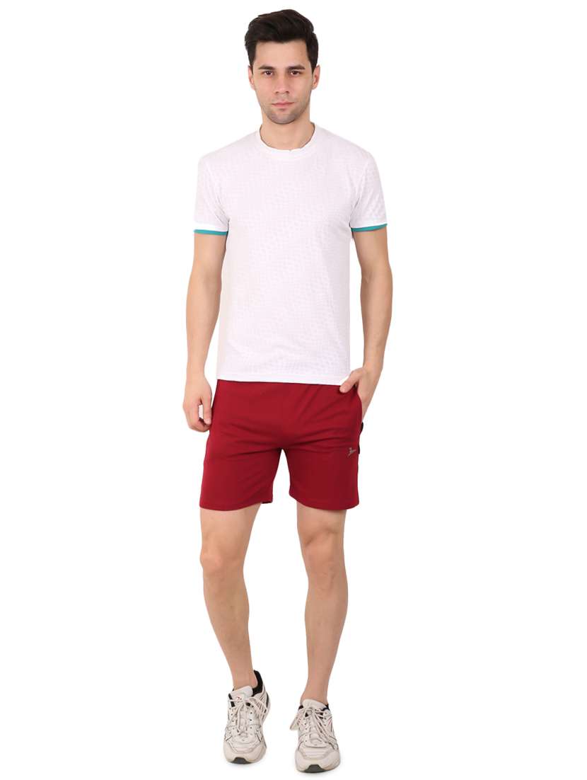 red side striped shorts - 17015665 -  Standard Image - 3
