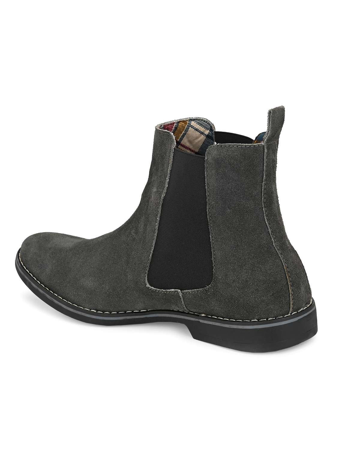grey slip on boots - 17016258 -  Standard Image - 3