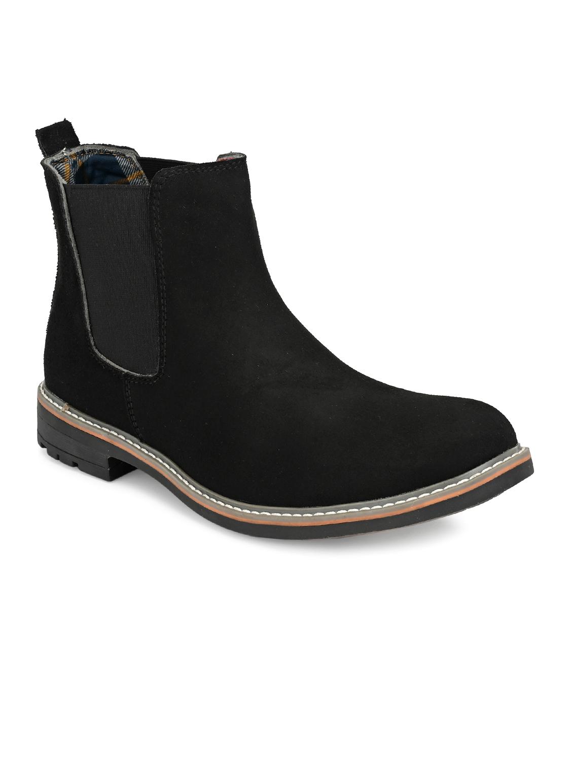 black slip on boots - 17016259 - Zoom Image - 0