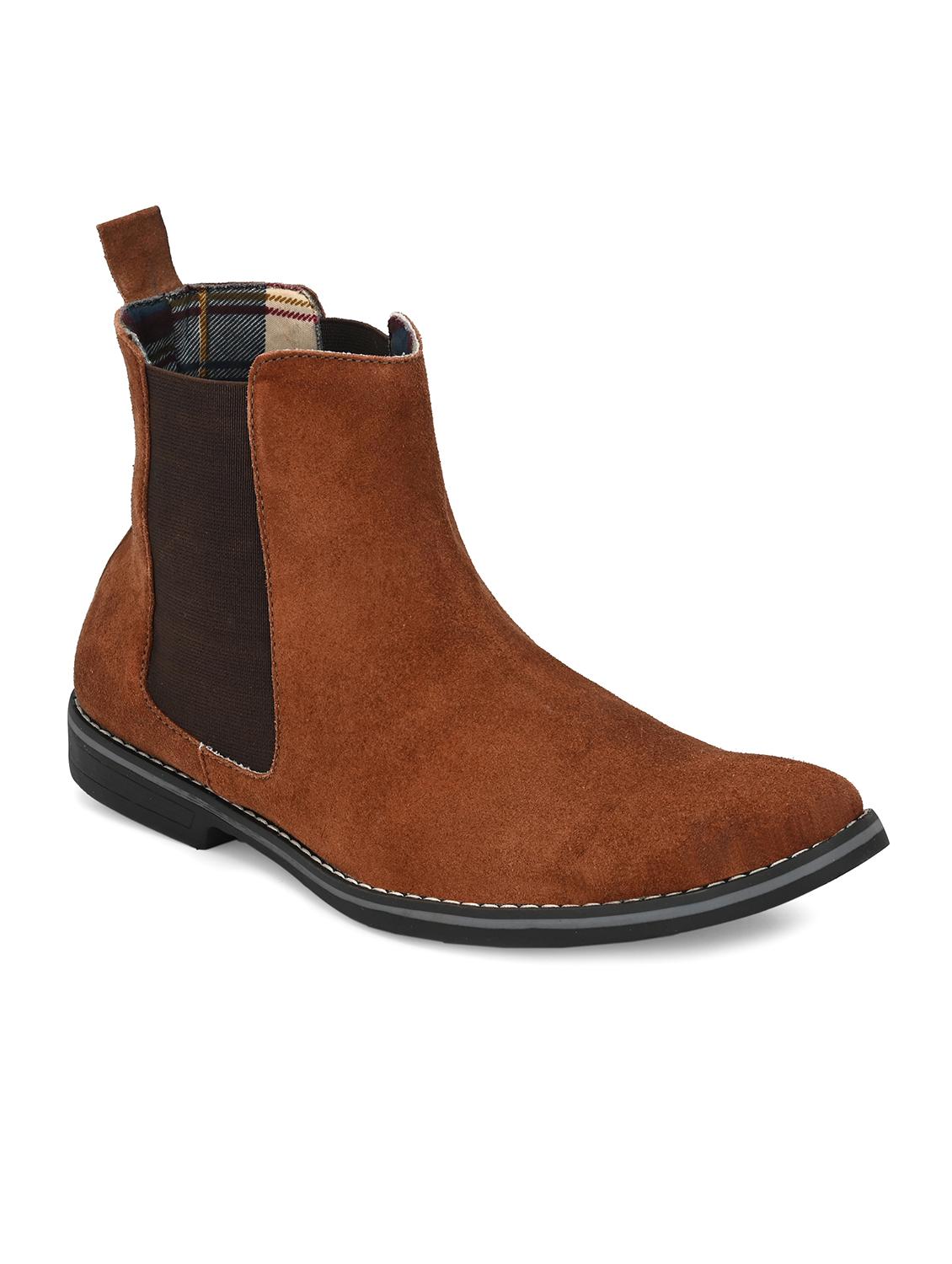 tan slip on boots - 17016269 - Zoom Image - 0