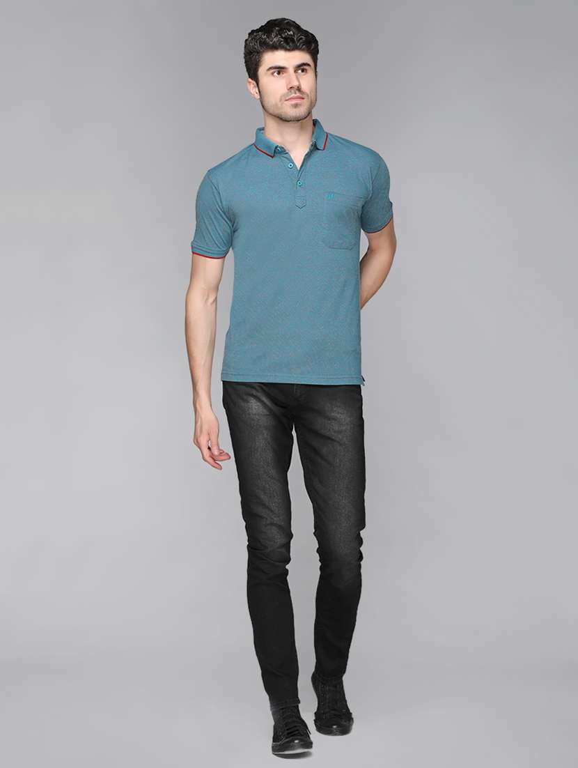 green solid t-shirt - 17017491 - Standard Image - 3