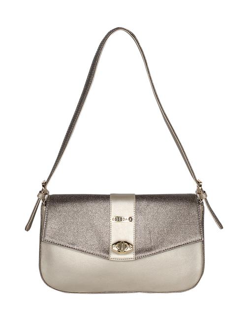 metallic leatherette  regular handbag - 17019350 -  Standard Image - 0