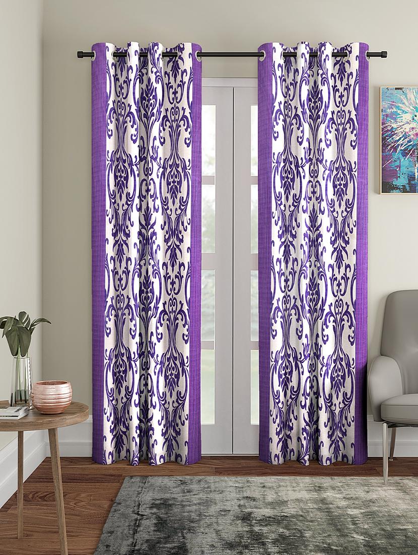 eyelet polyester door curtain (pack of 2) - 17021736 -  Zoom Image - 0