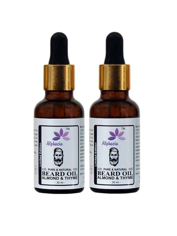 Alphacia Almond Beard Oil 60ml