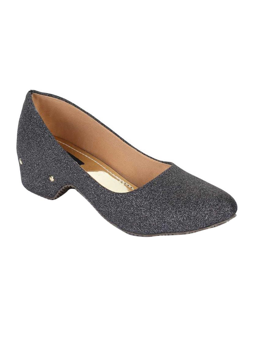 black synthetic slip on ballerina - 17023602 -  Zoom Image - 0