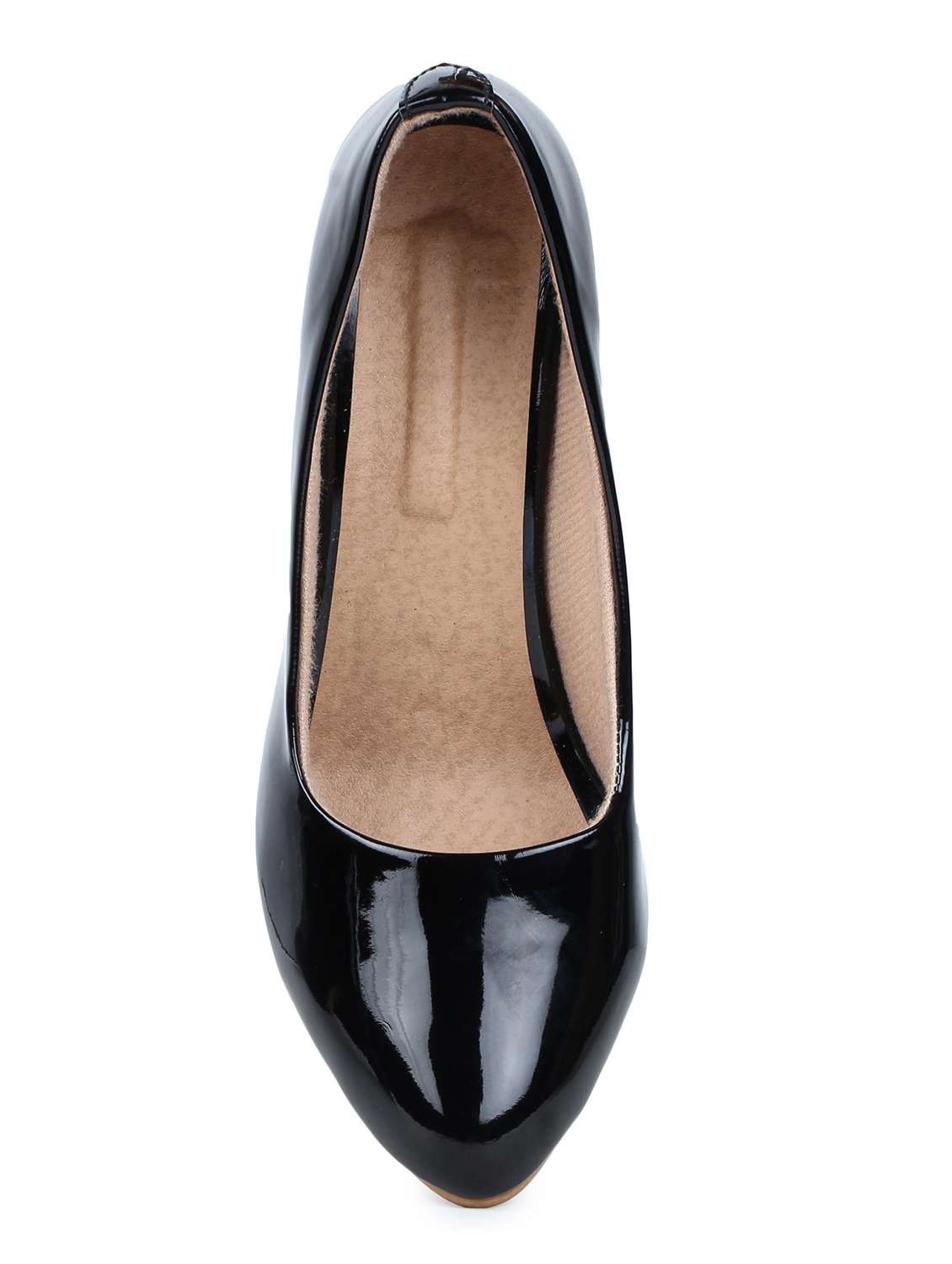 black slip on pumps - 17024645 -  Standard Image - 3