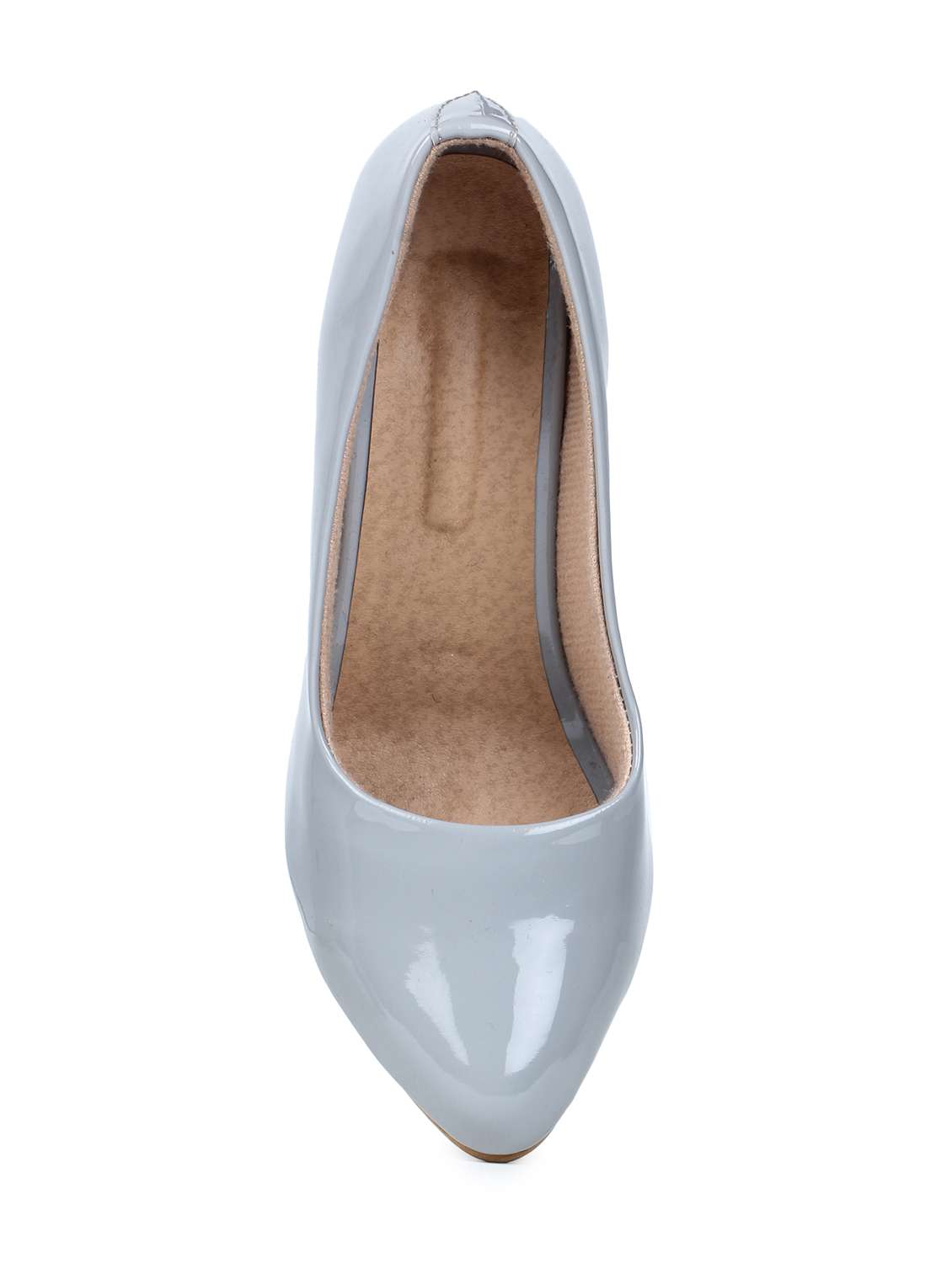 grey slip on pumps - 17024646 -  Standard Image - 3