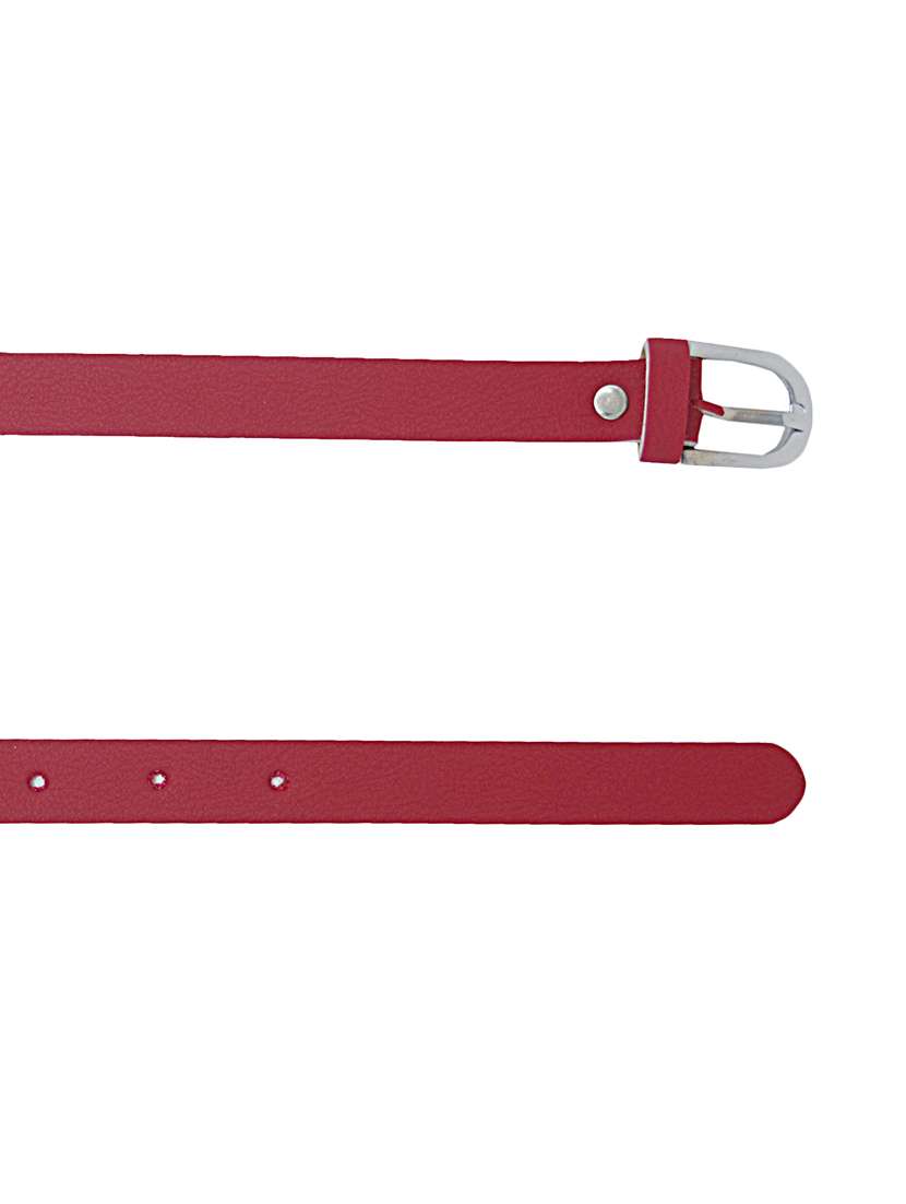 pink casual faux leather belt - 17025182 -  Standard Image - 3
