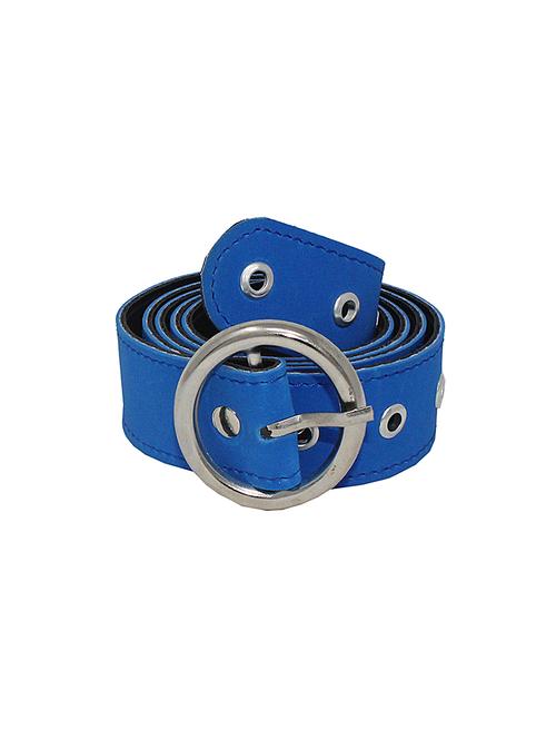 blue casual faux leather belt - 17025195 - Standard Image - 0