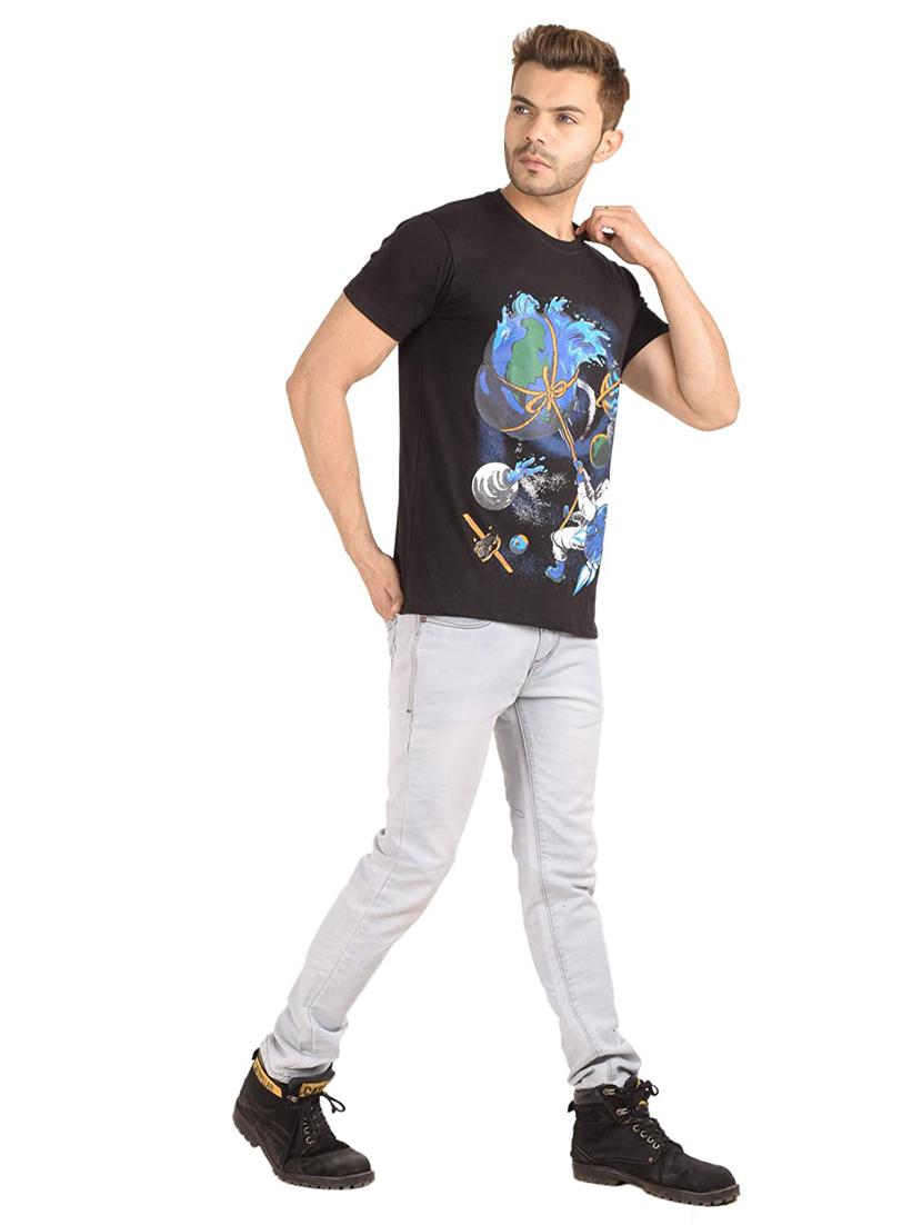 round neck slim fit t-shirt - 17025783 - Standard Image - 3