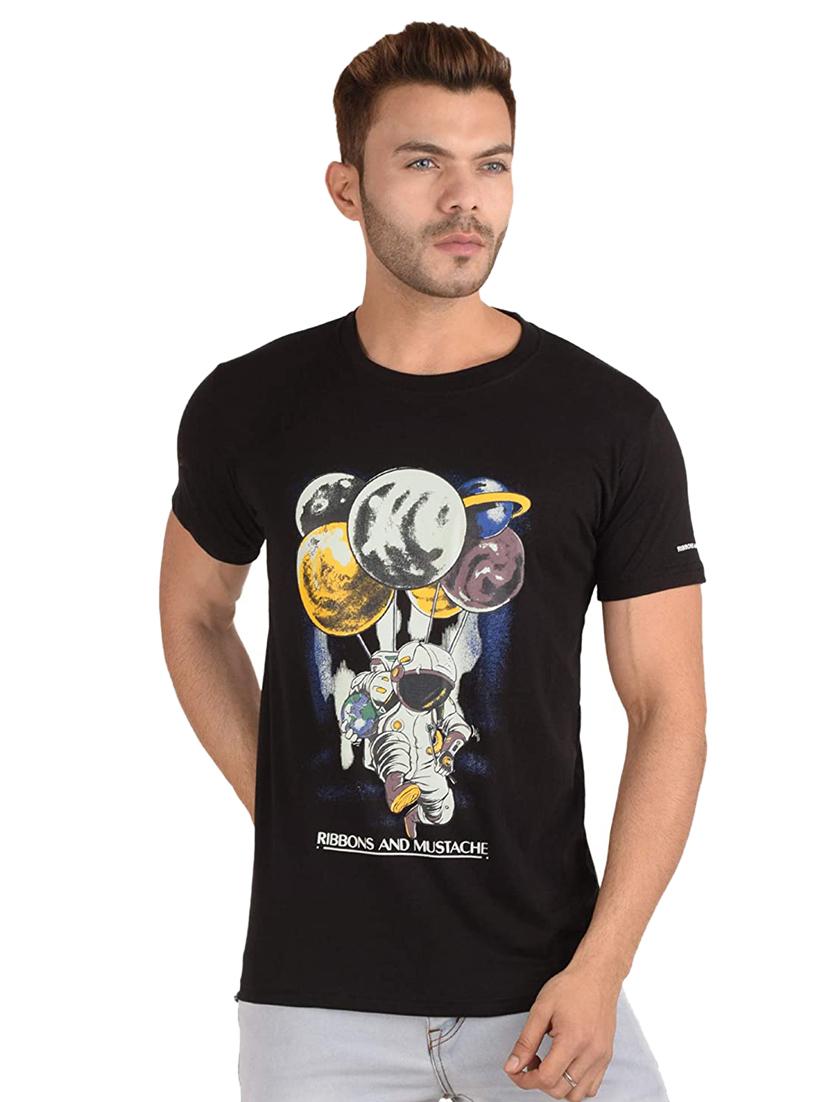 men graphic print short sleeves t-shirts - 17025787 - Zoom Image - 0
