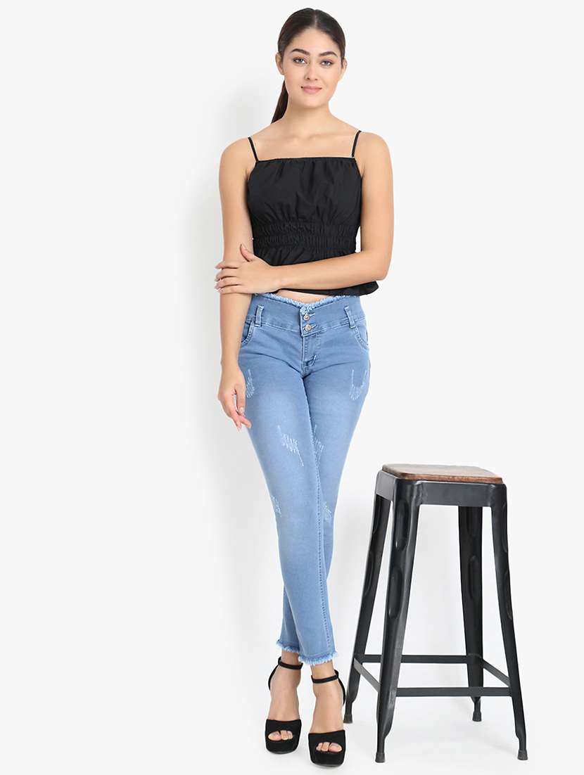 high rise skinny fit jeans  - 17026107 -  Standard Image - 3