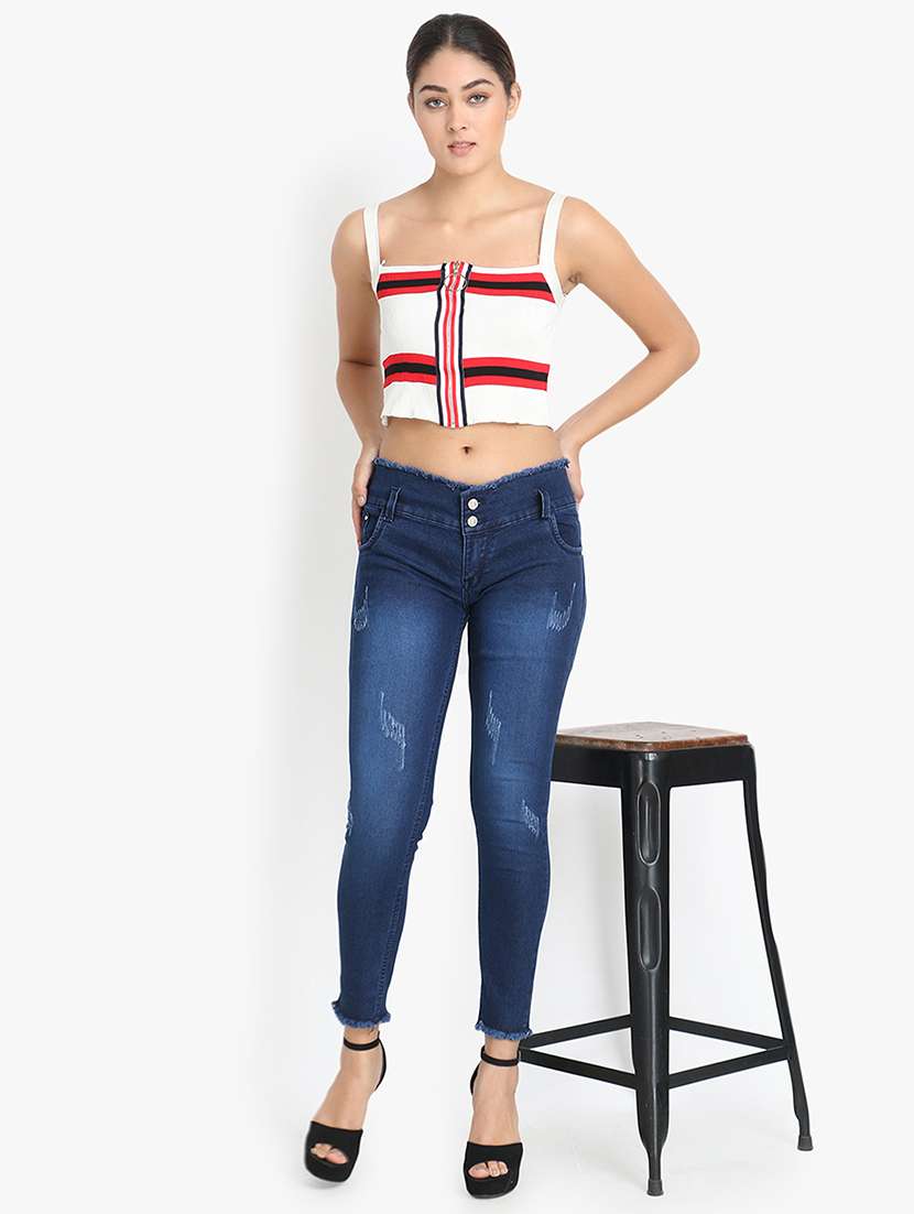 high rise skinny fit jeans  - 17026108 -  Standard Image - 3