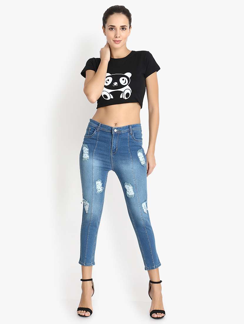 high rise skinny fit jeans  - 17026119 -  Standard Image - 3