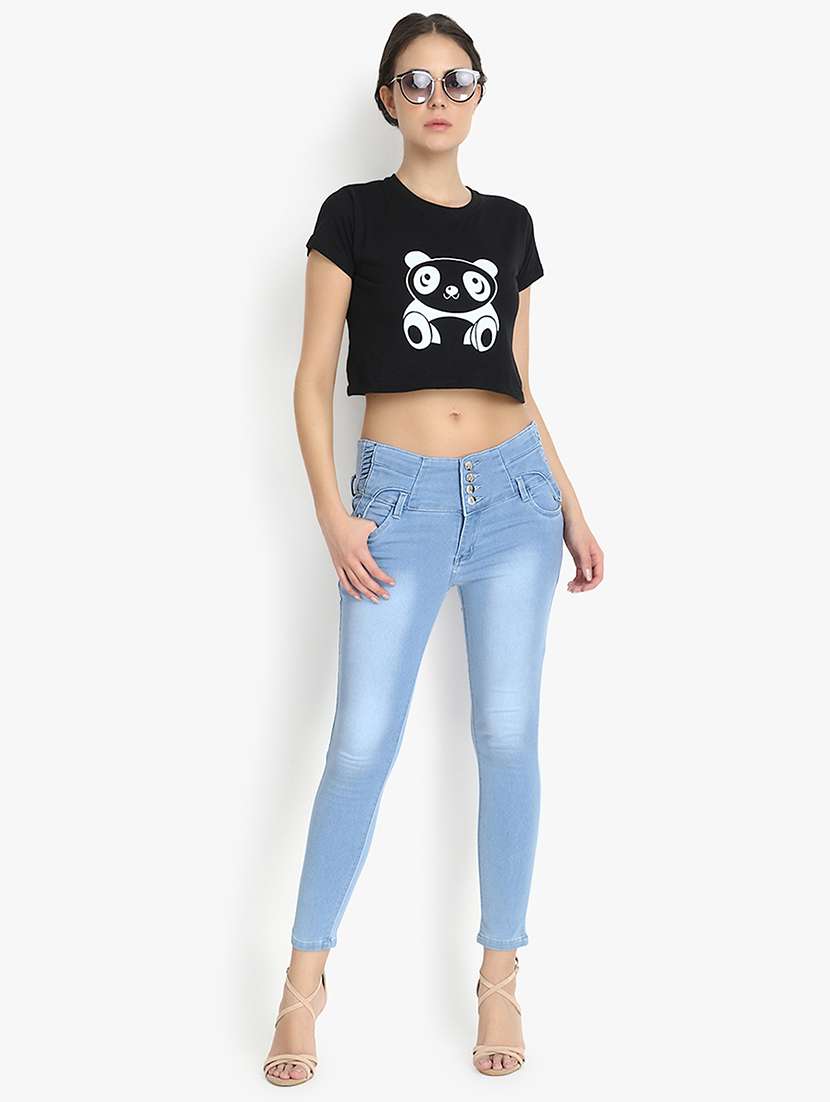 high rise skinny fit jeans  - 17026120 -  Standard Image - 3