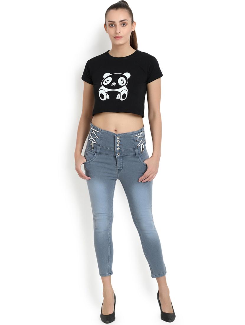 grey denim jeans - 17027204 - Standard Image - 3