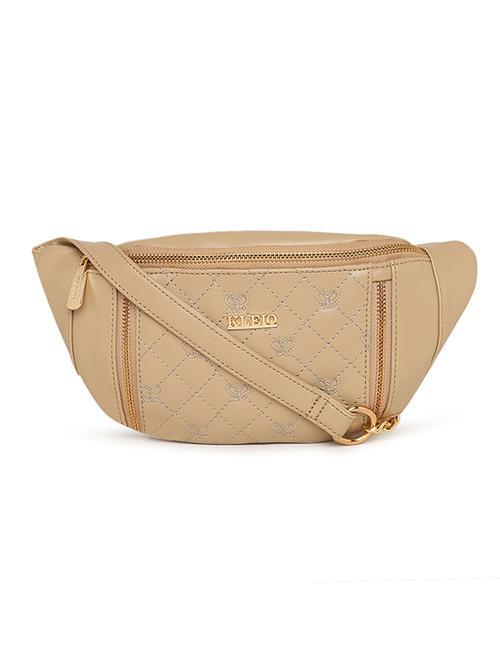 beige leatherette regular sling bag - 17027635 -  Standard Image - 0