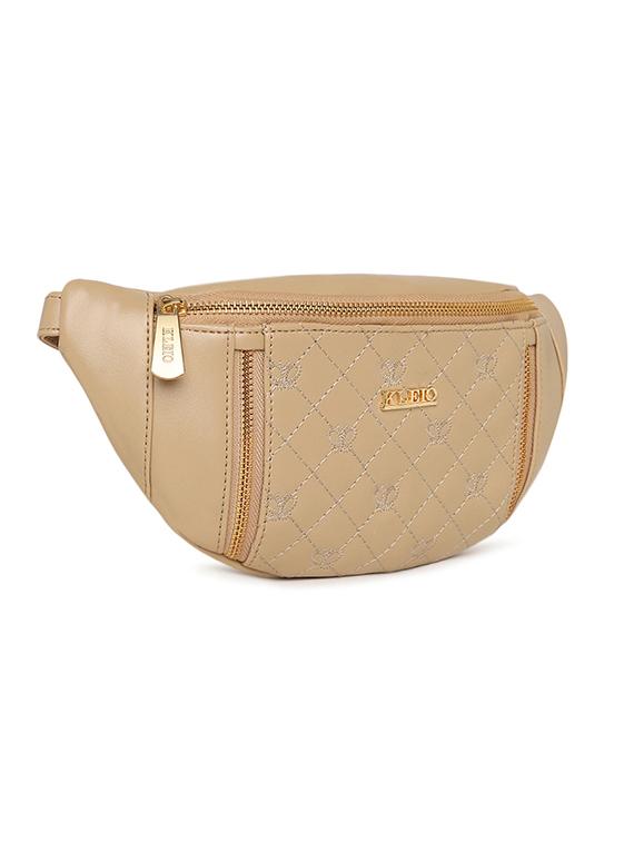 beige leatherette regular sling bag - 17027635 - Standard Image - 3