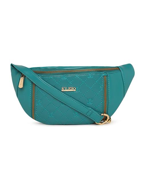 green leatherette regular sling bag - 17027638 -  Standard Image - 0