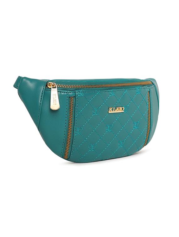 green leatherette regular sling bag - 17027638 - Standard Image - 3