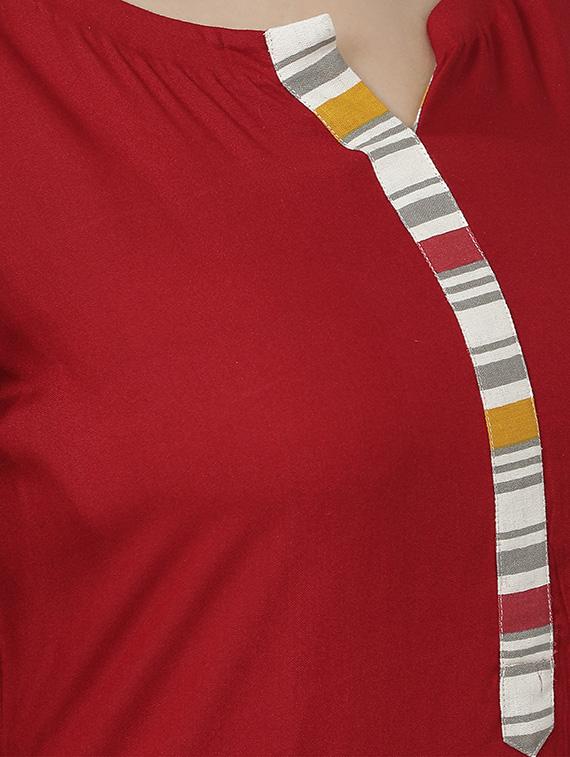 women's straight kurta - 17029714 - Standard Image - 3