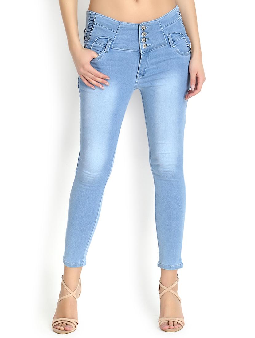 mid rise stone washed jeans - 17030385 - Zoom Image - 0