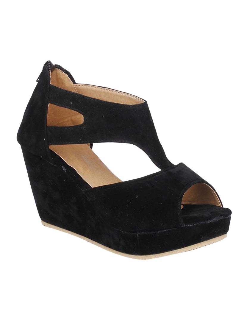 black platforms wedges - 17031461 - Zoom Image - 0