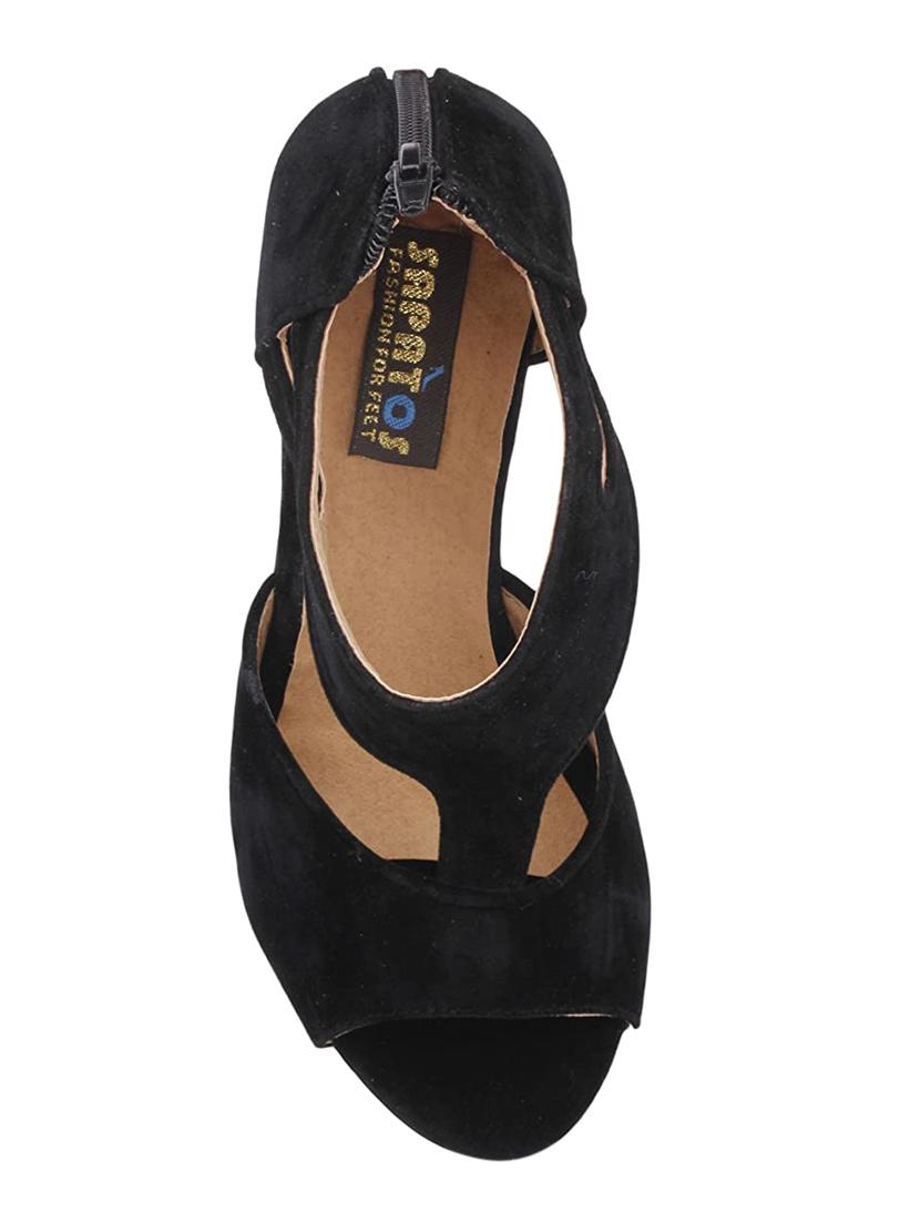 black platforms wedges - 17031461 - Standard Image - 3