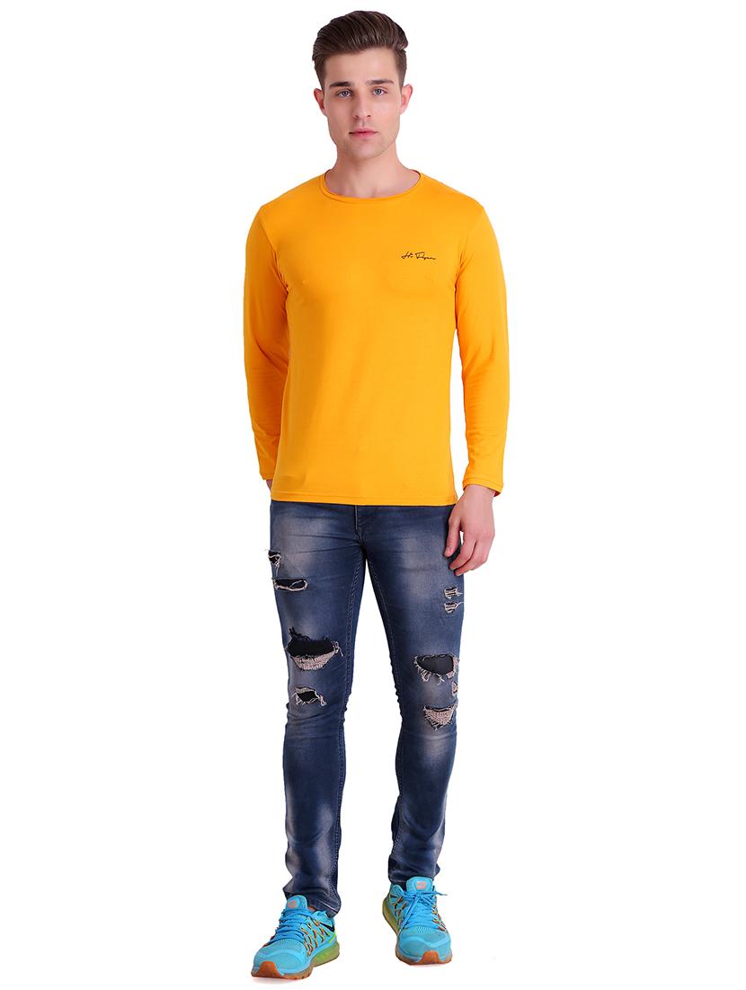 men solid cotton t-shirt - 17031728 - Standard Image - 3