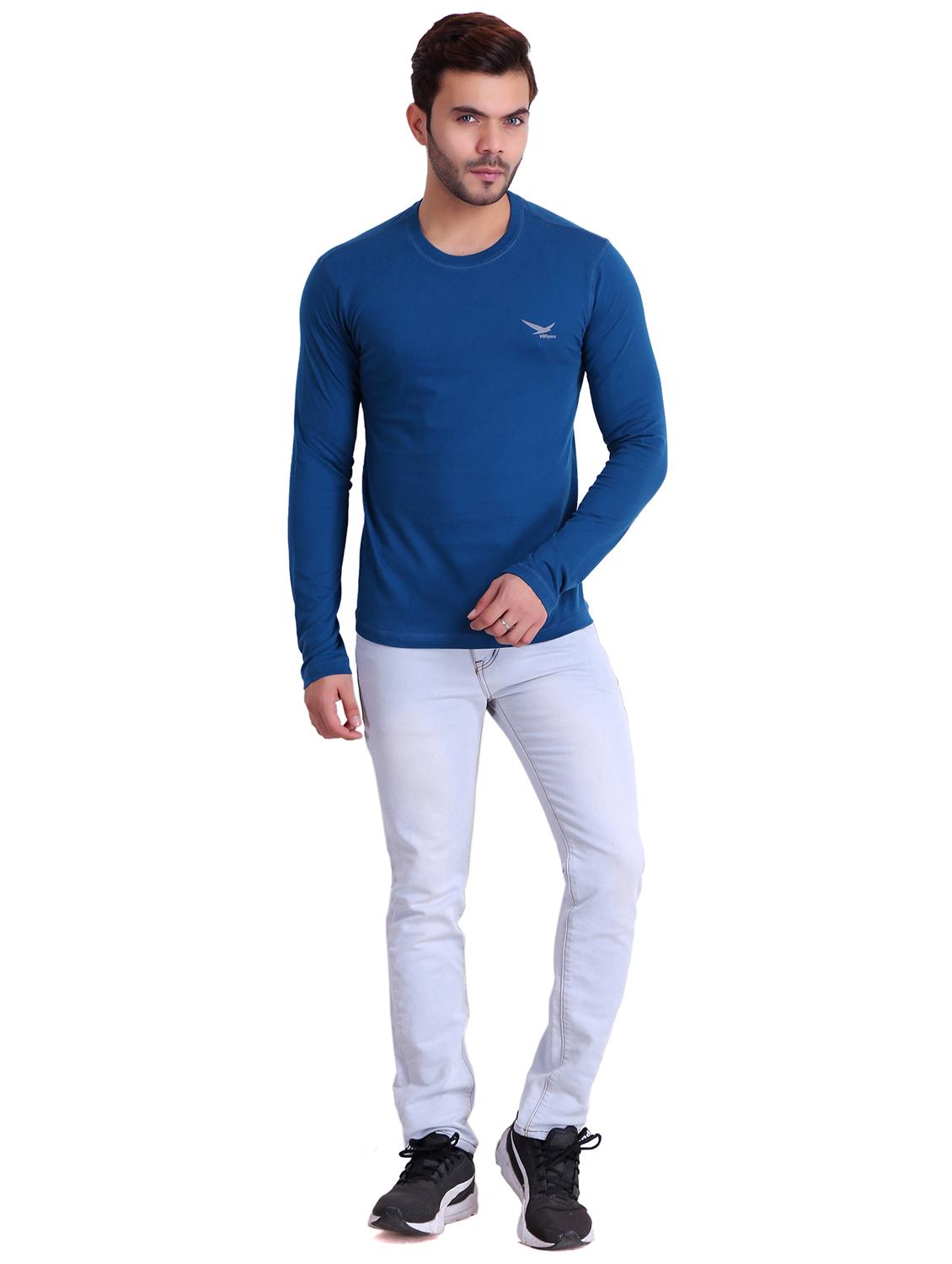 round neck solid regular t-shirt - 17031734 - Standard Image - 3