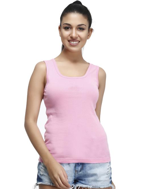 pink cotton camisole - 17031828 - Standard Image - 0