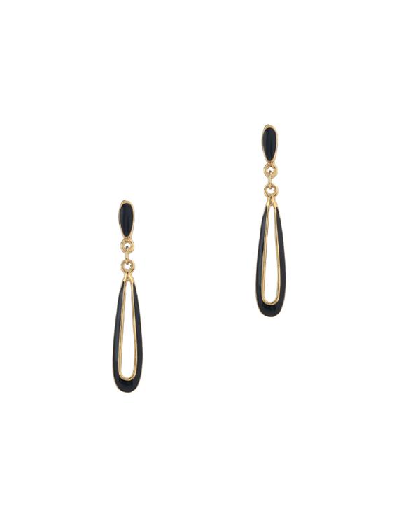 black metal drop earring - 17041196 - Zoom Image - 0