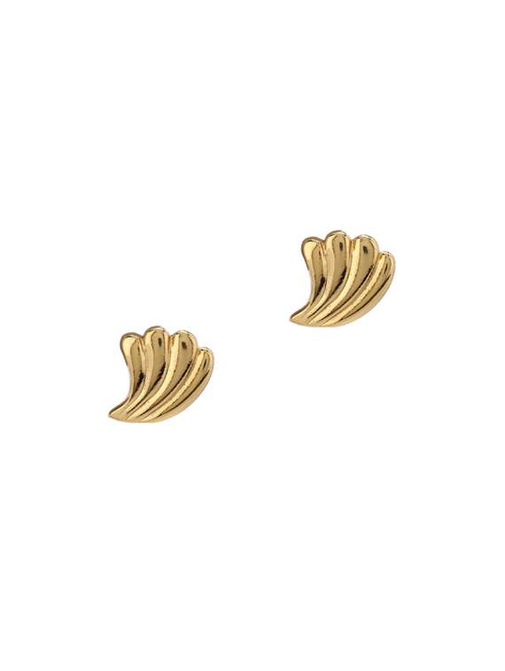 gold metal studs earring - 17041220 - Zoom Image - 0