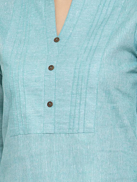 solid kurta pant set - 17062097 - Standard Image - 3
