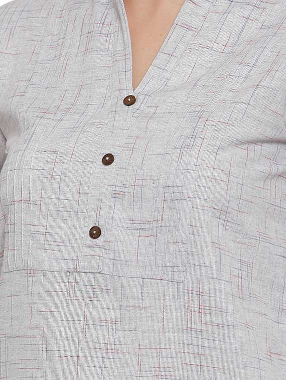 solid kurta pant set - 17062105 - Standard Image - 3