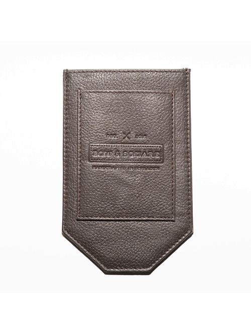 chocolate brown leather card holder - 17062374 -  Standard Image - 0